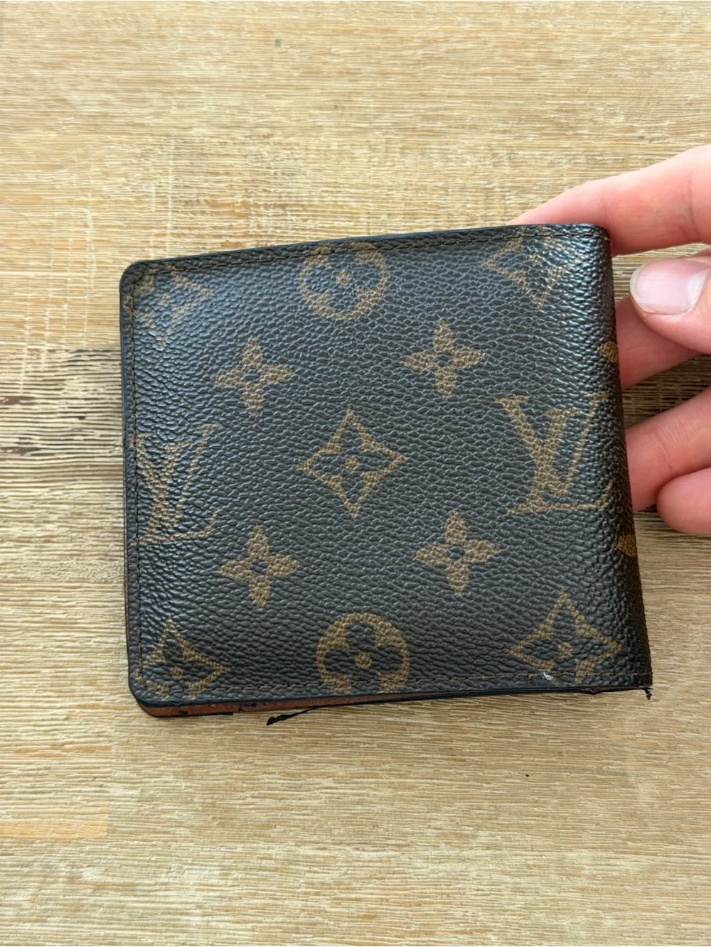 Louis Vuitton Men’s Monogram Canvas Bifold Wallet